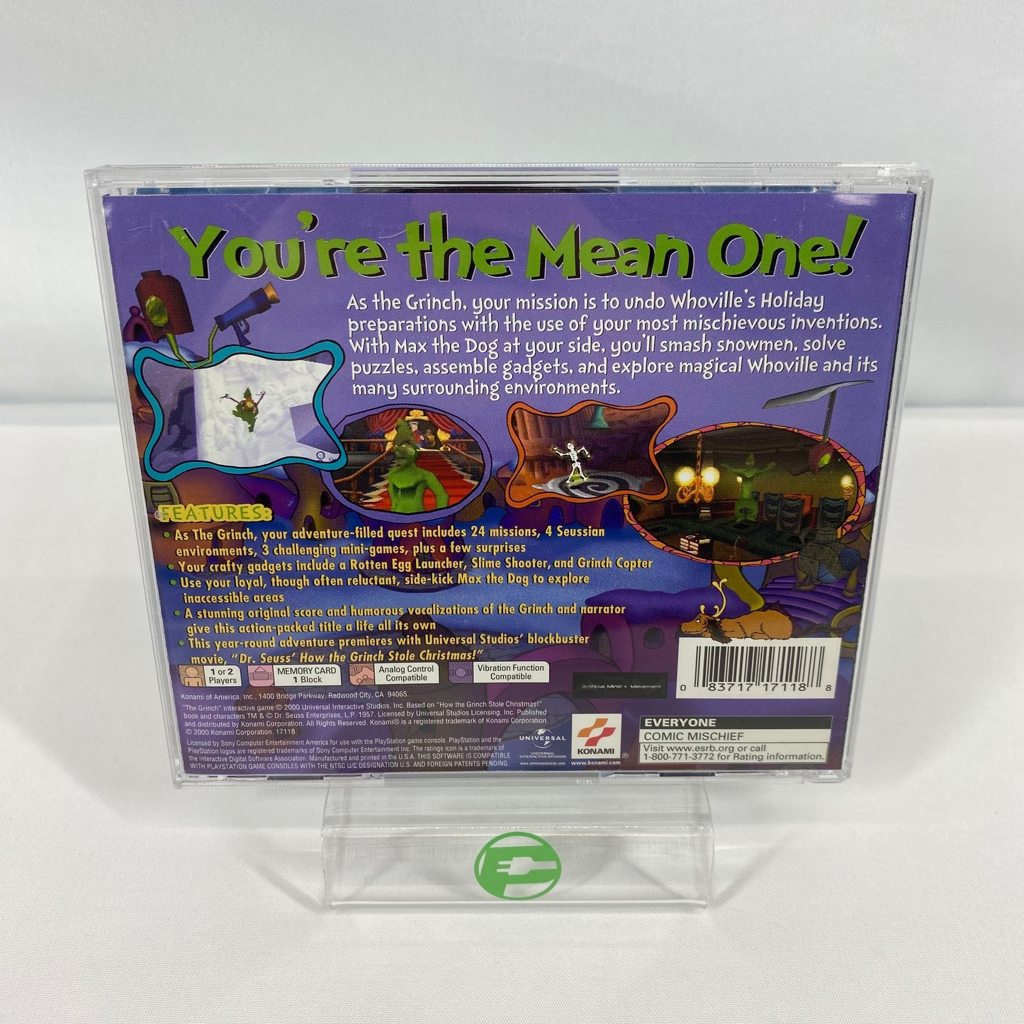 The Grinch (Sony PlayStation 1 PS1, 1999)