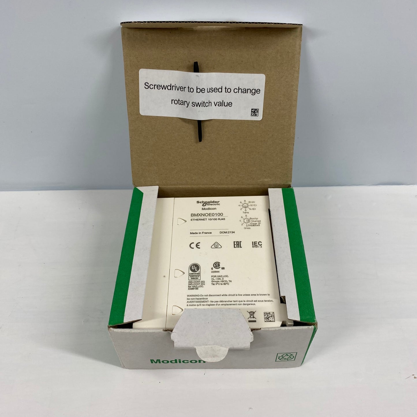 New Schneider Electric Modicon M340 Ethernet Module BMXNOE0100
