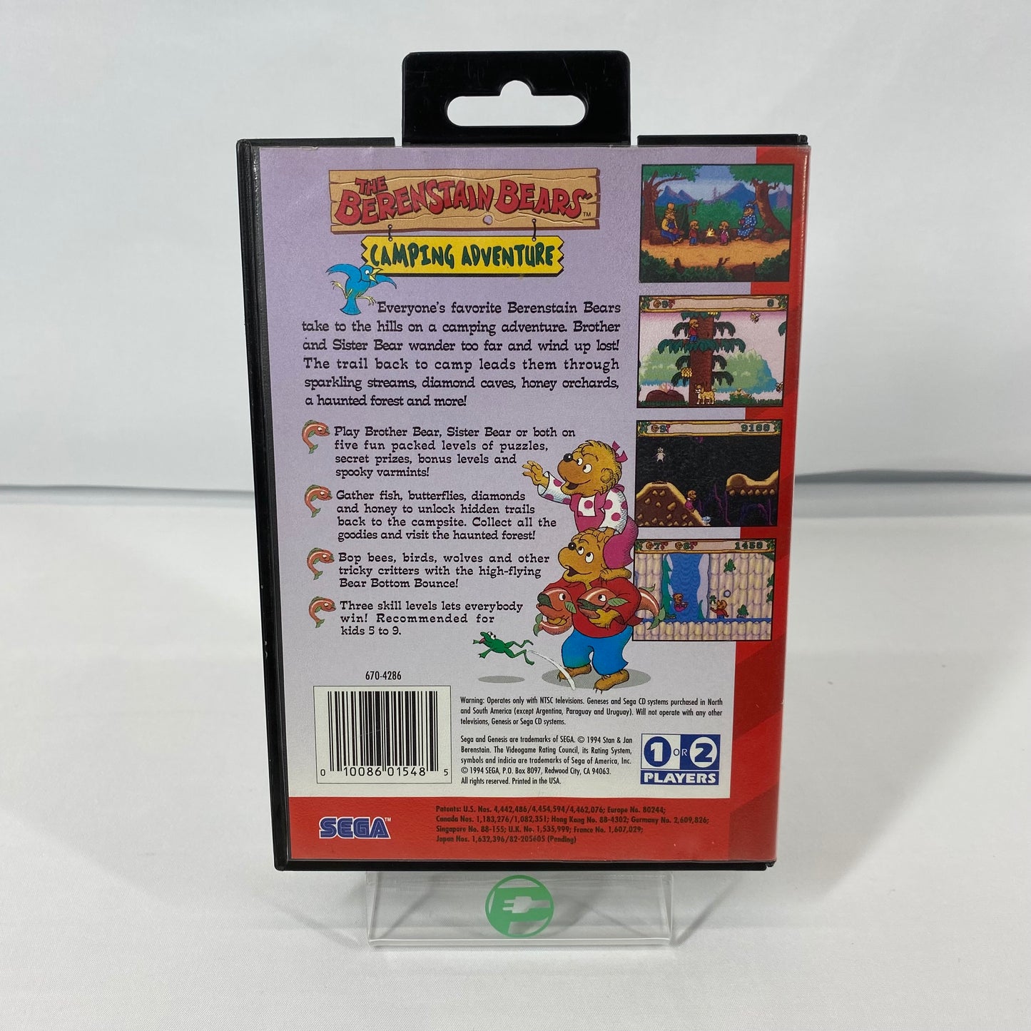 Berenstain Bears Camping Adventure (Sega Genesis, 1992)
