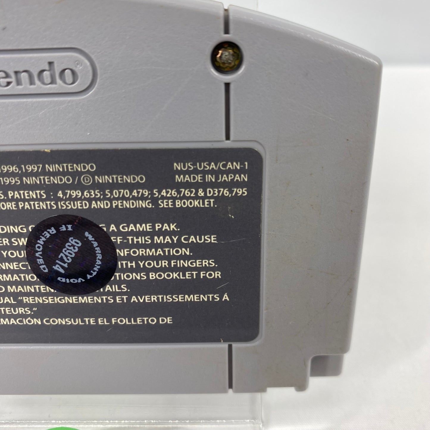 Super Mario 64 (Nintendo 64 N64, 1996) Cartridge Only