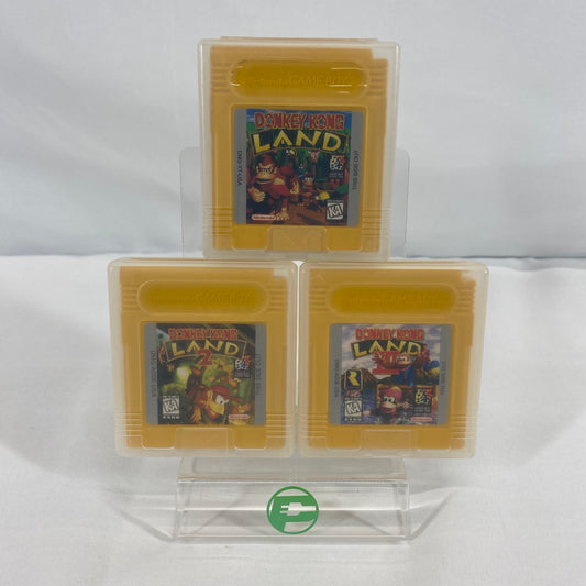 Donkey Kong Land 1 2 3 Trilogy Bundle (Nintendo GameBoy) Cartridge Only