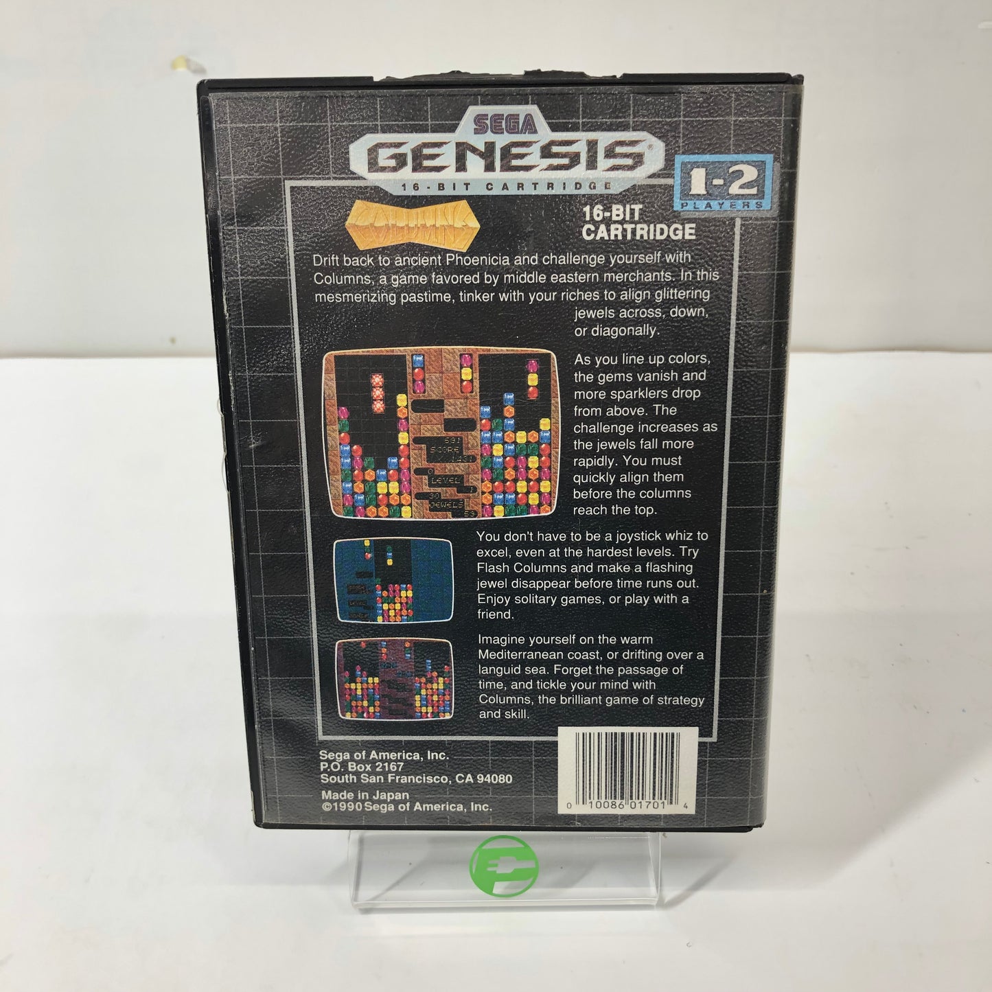 Columns (Sega Genesis, 1990) CIB