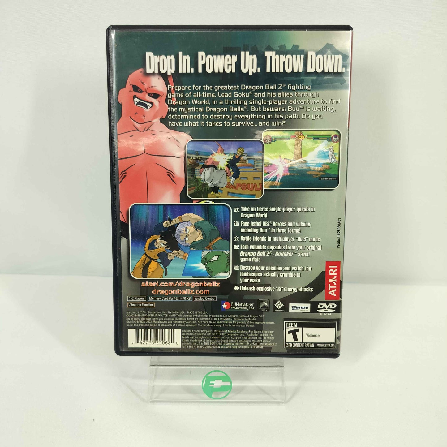 Dragon Ball Z Budokai 2 (Sony PlayStation 2 PS2, 2003)