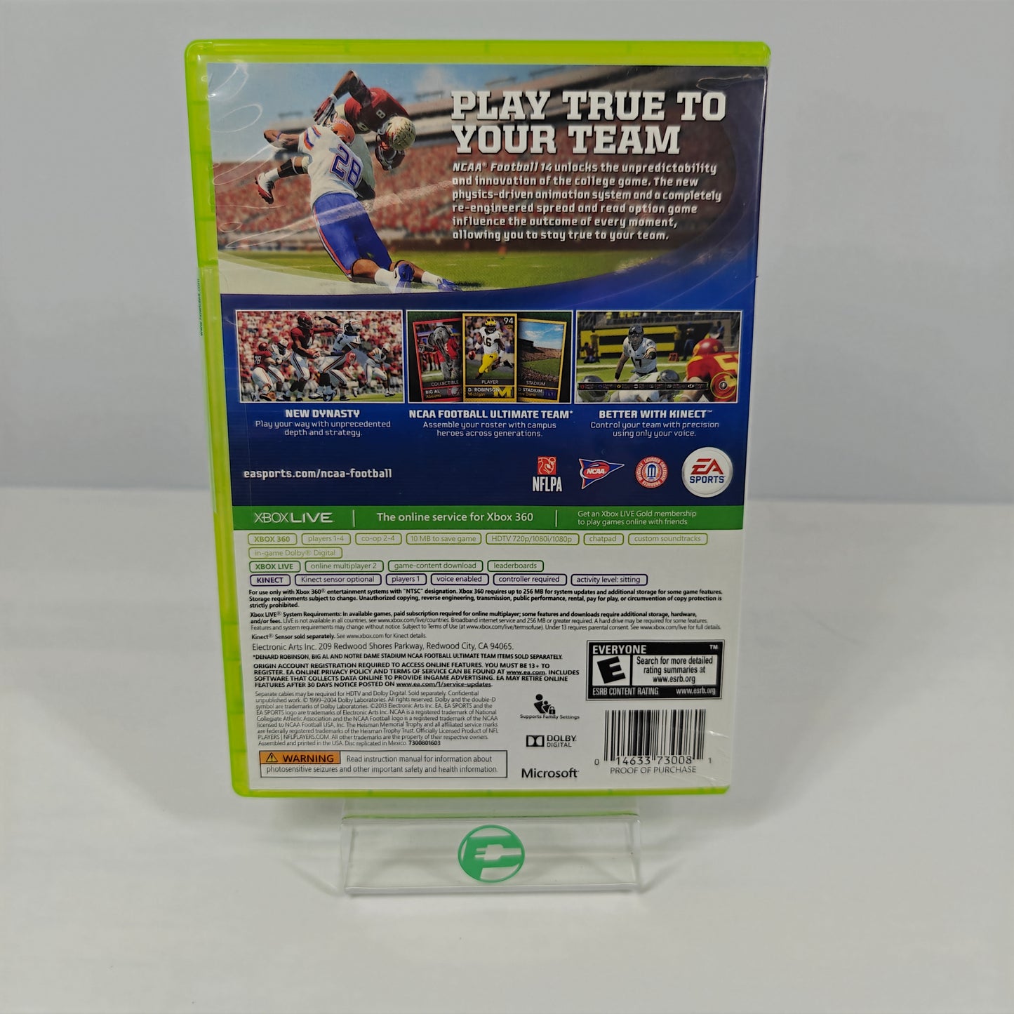 NCAA Football 14 (Microsoft Xbox 360, 2013)