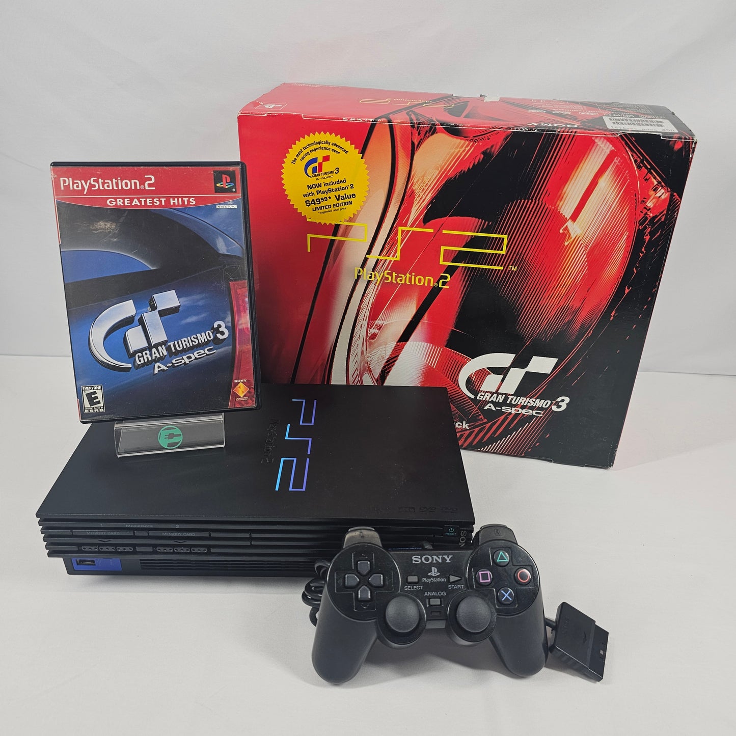 Sony PlayStation 2 PS2 Console System Gran Turismo 3 Racing Bundle SCPH-35001