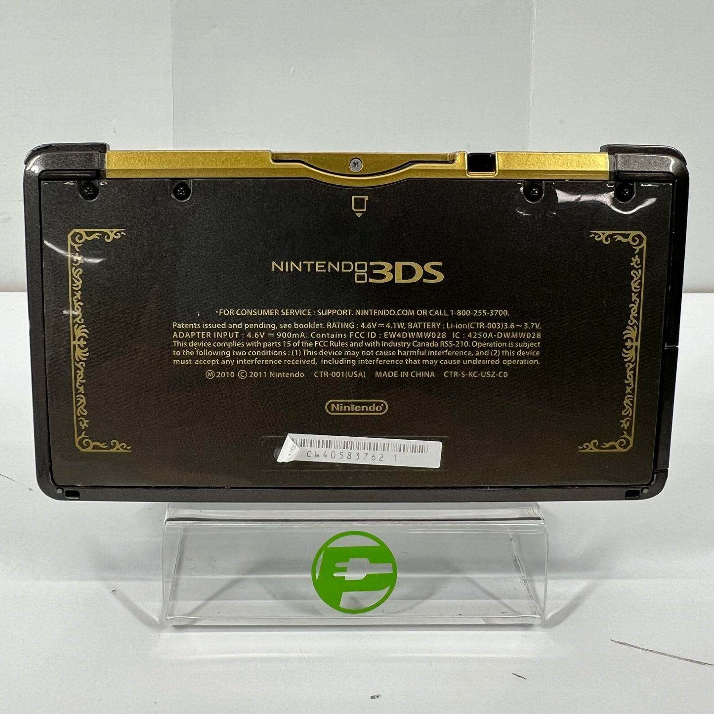 Nintendo 3DS Handheld Game Console CTR-001 Zelda 25th Anniversary