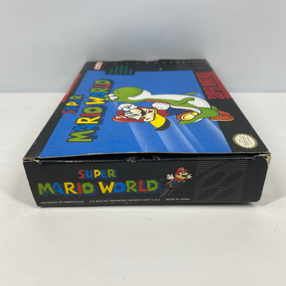 Super Mario World [First Print] (Super Nintendo SNES, 1991)