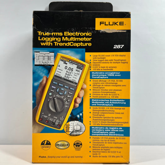 New Fluke 287 True-RMS Electronics Logging Multimeter 2740201