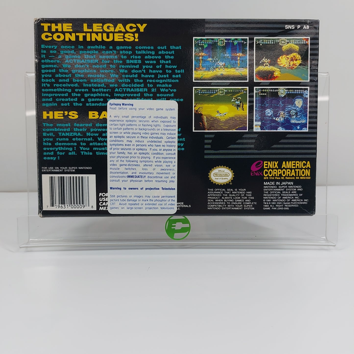 ActRaiser 2 (Super Nintendo SNES, 1993)