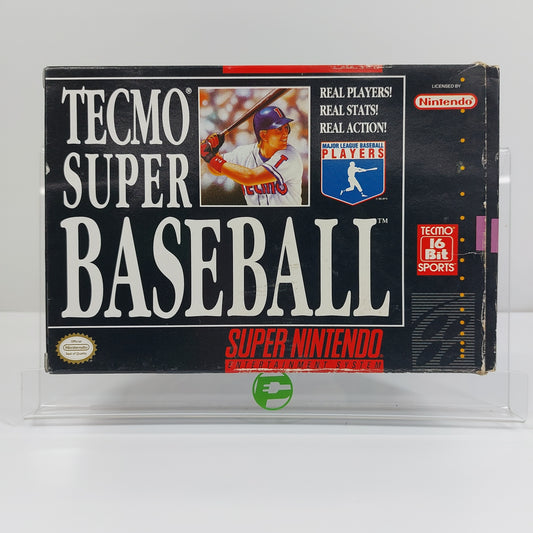 Tecmo Super Baseball (Super Nintendo SNES, 1994)
