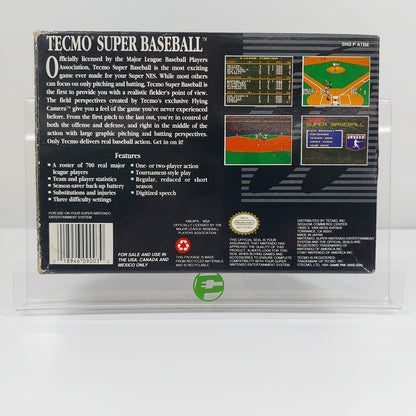Tecmo Super Baseball (Super Nintendo SNES, 1994)