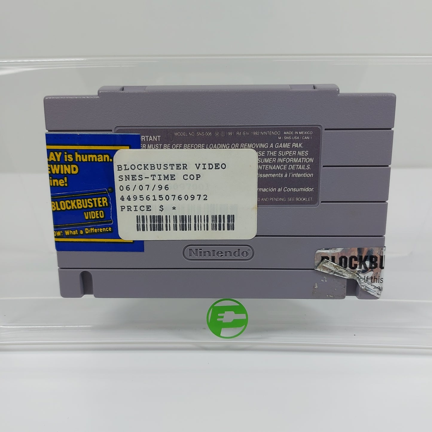 Timecop (Super Nintendo SNES, 1995)