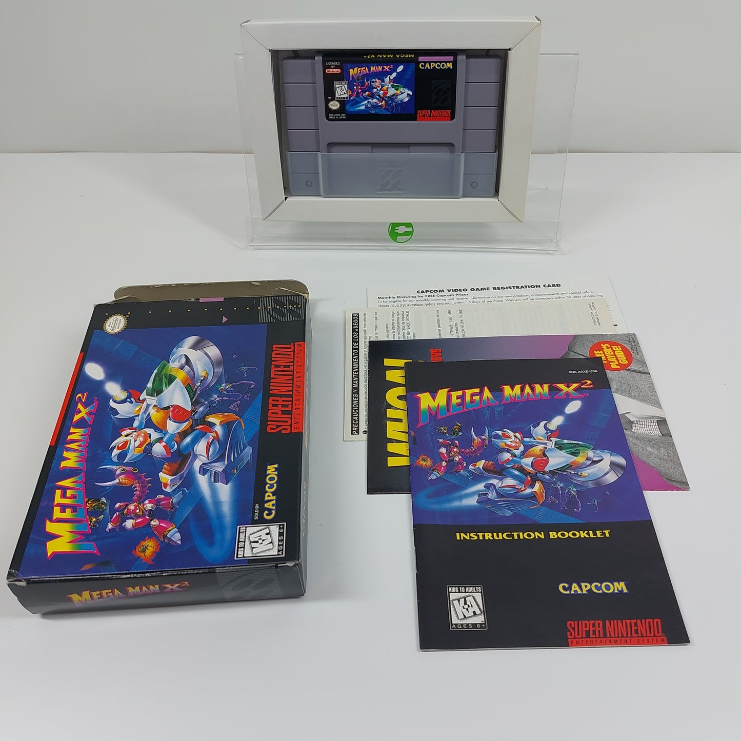 Mega Man X2 (Super Nintendo SNES, 1995) CIB