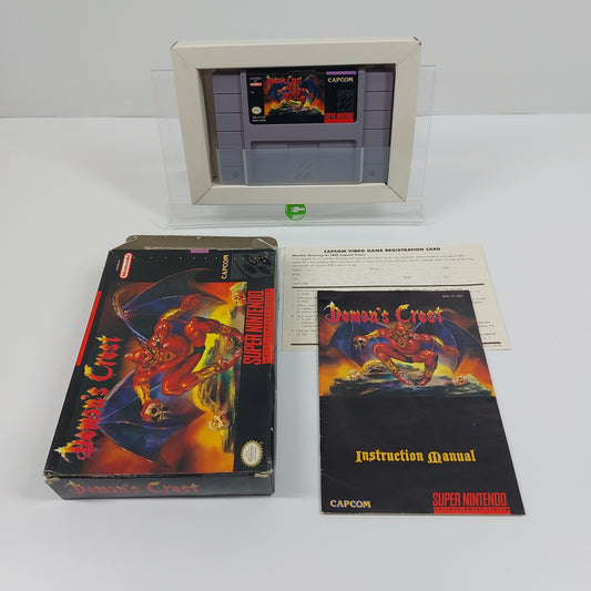 Demon's Crest (Super Nintendo SNES, 1994) CIB