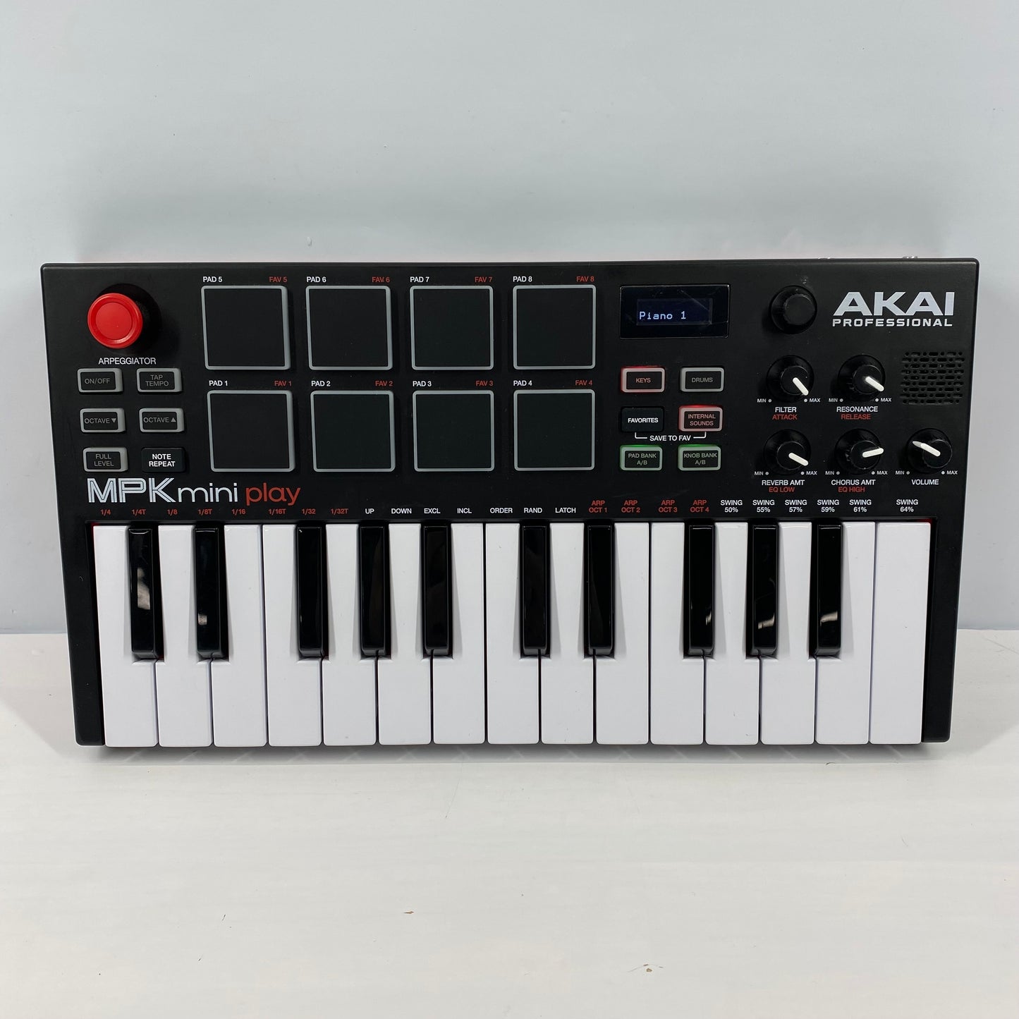 AKAI Professional MPK Mini Play 25-Key MIDI Keyboard Controller MPKMINIPLAYXUS