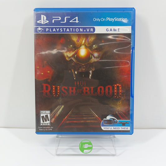 Until Dawn: Rush of Blood  (Sony PlayStation 4 PS4,  2016)