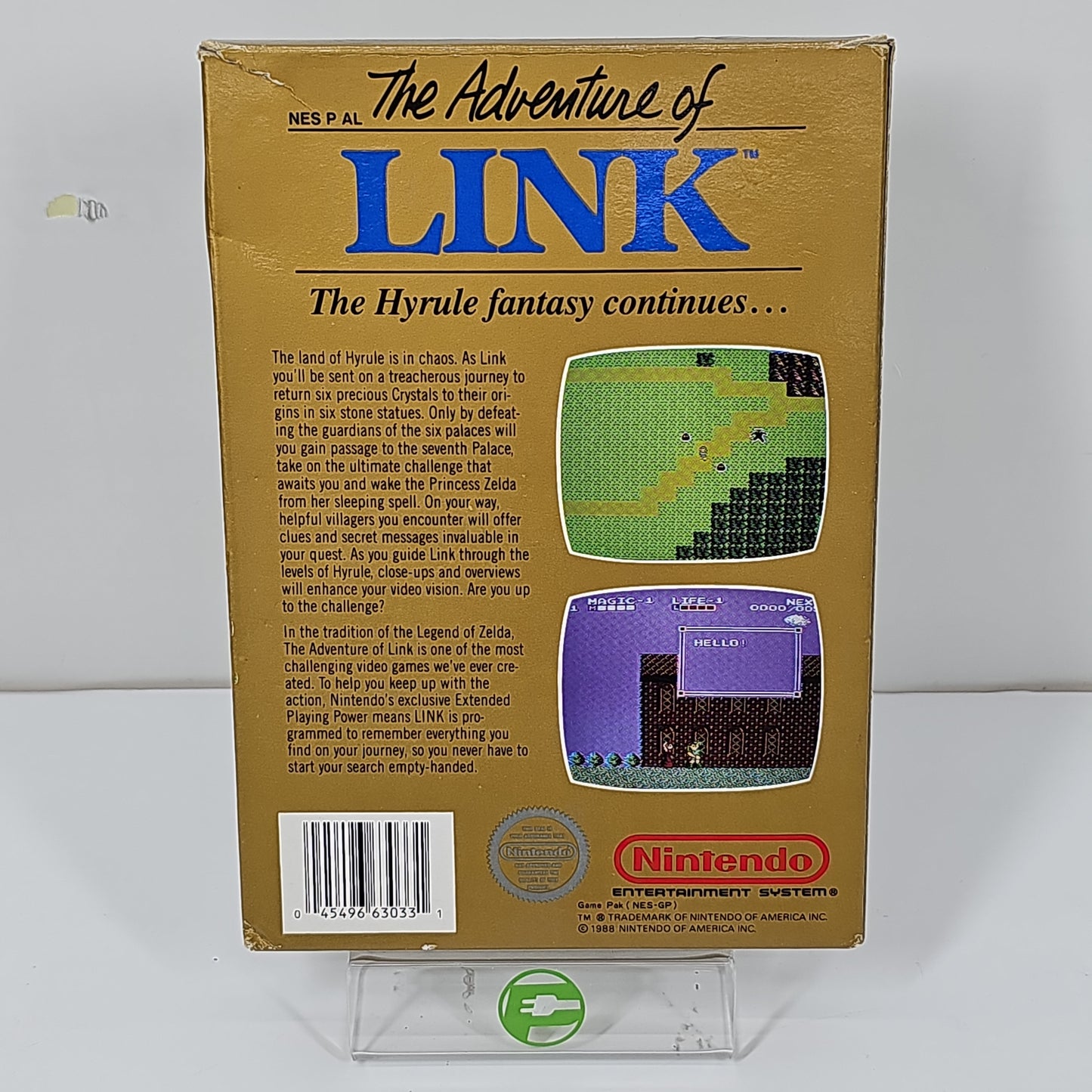 Zelda II The Adventure of Link (Nintendo NES, 1988) CIB