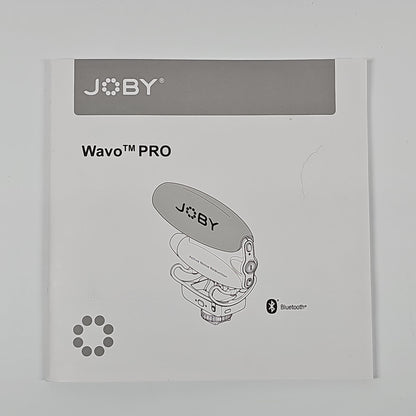 New Joby Wavo Pro On Camera Microphone Black JB01715-BWW