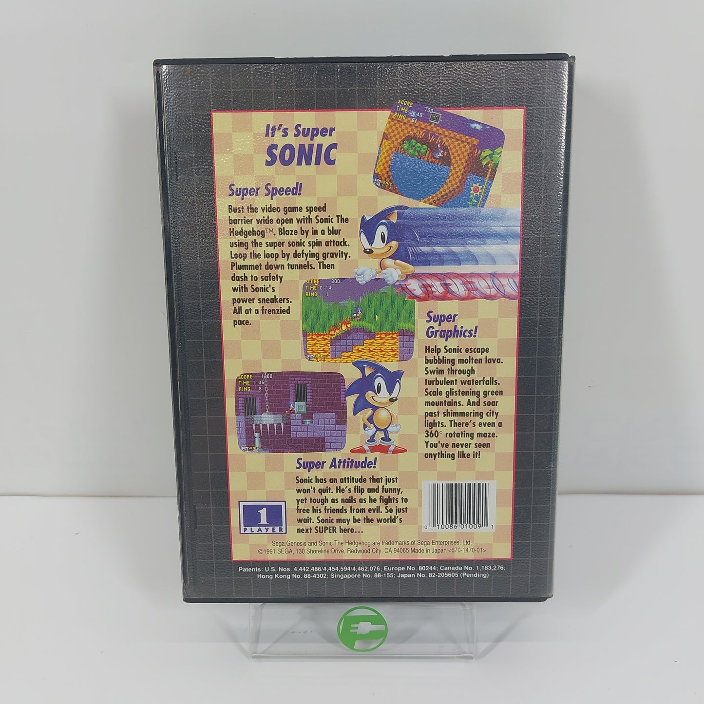 Sonic the Hedgehog [Not for Resale]  (Sega Genesis,  1993)