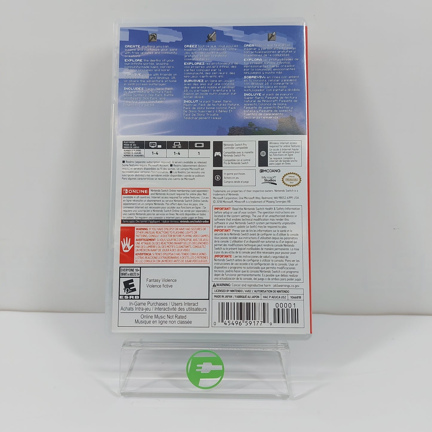 Minecraft  (Nintendo Switch,  2018)