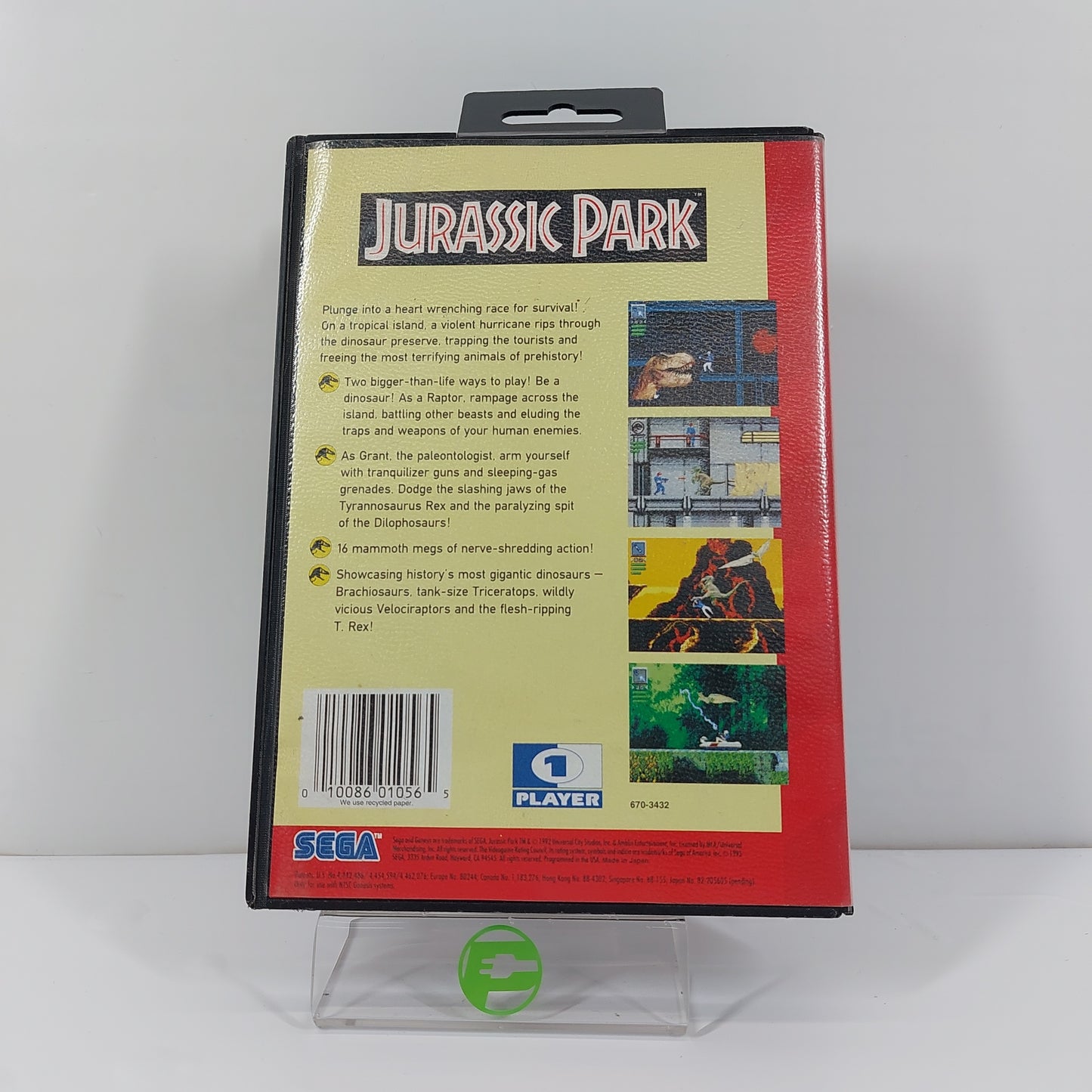 Jurassic Park  (Sega Genesis,  1993)