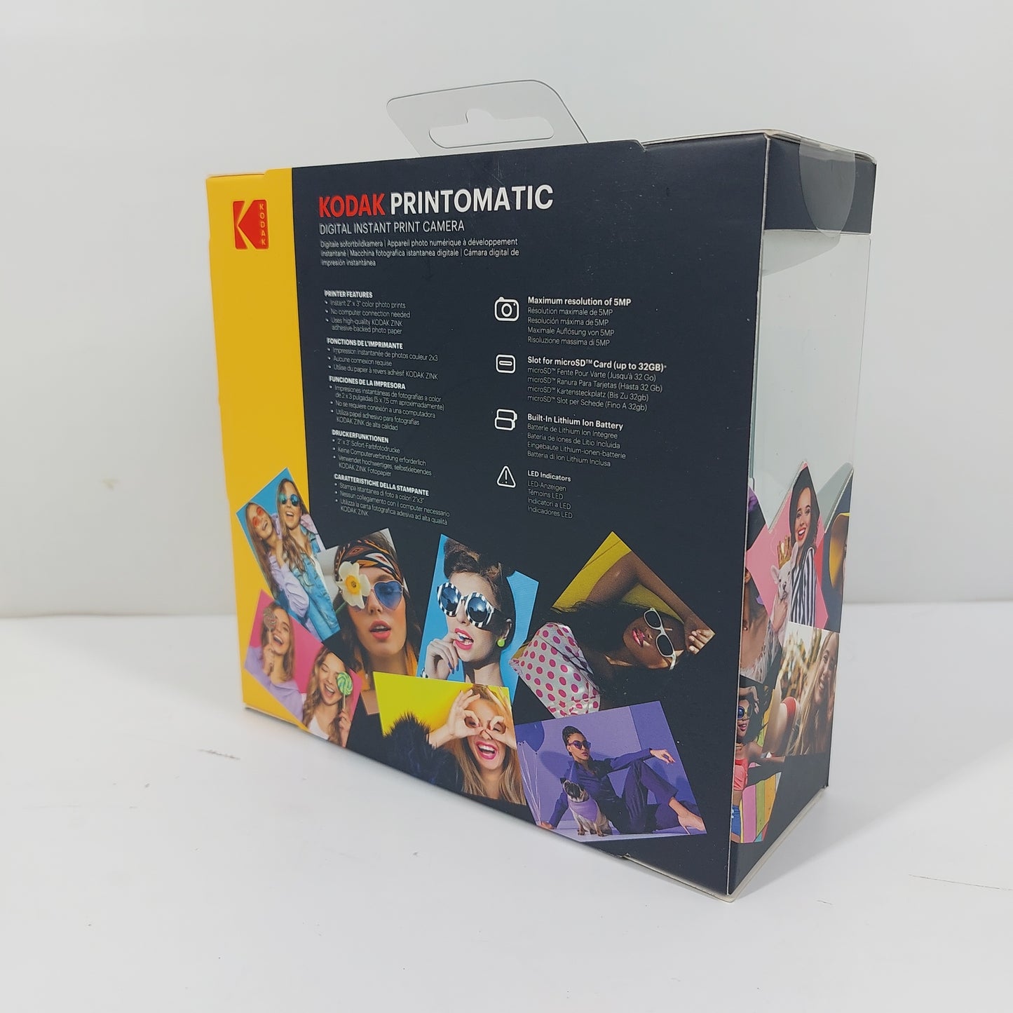New Kodak Printomatic RODOMATICBL 10MP Digital Instant Print Camera