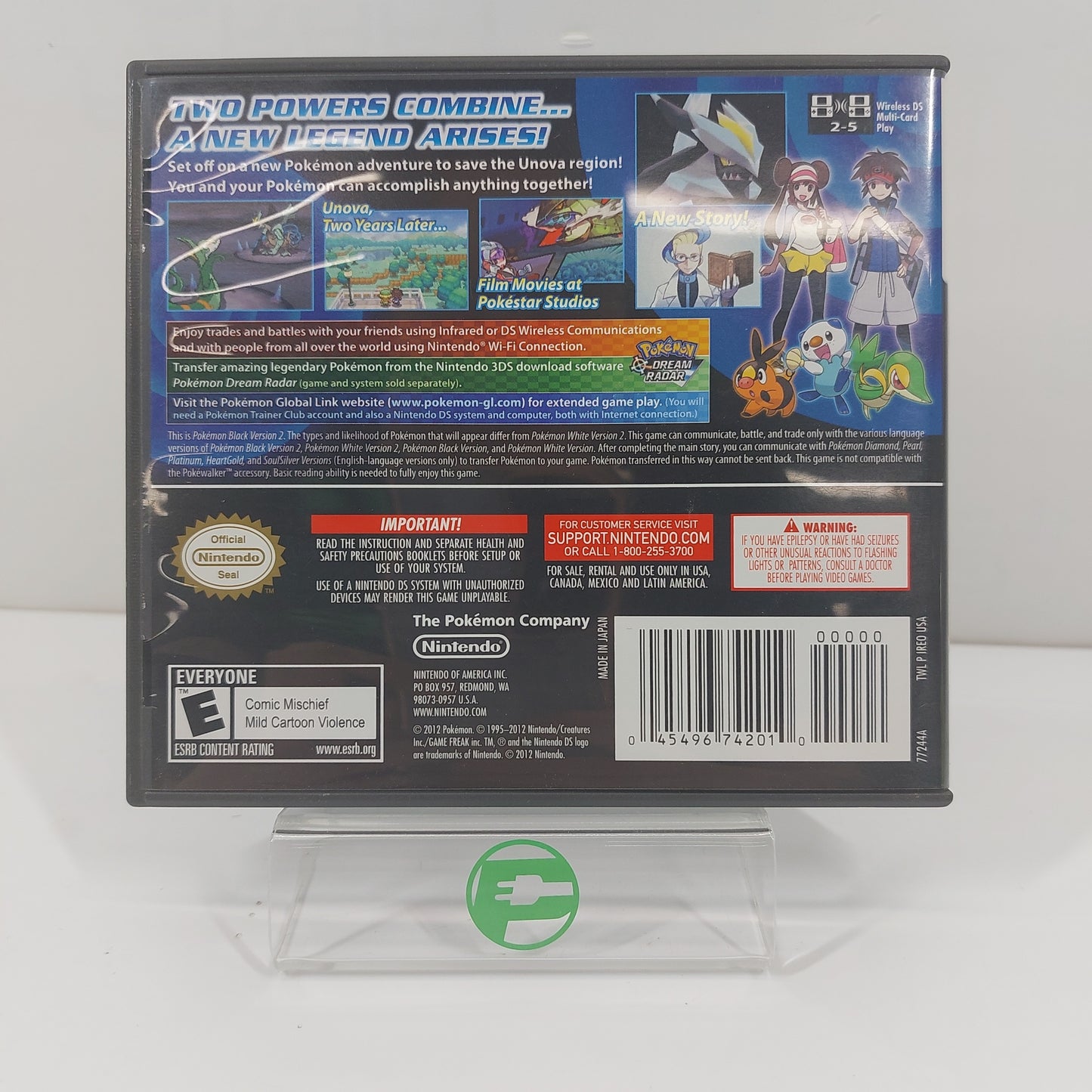 Pokemon Black Version 2  (Nintendo DS,  2012)