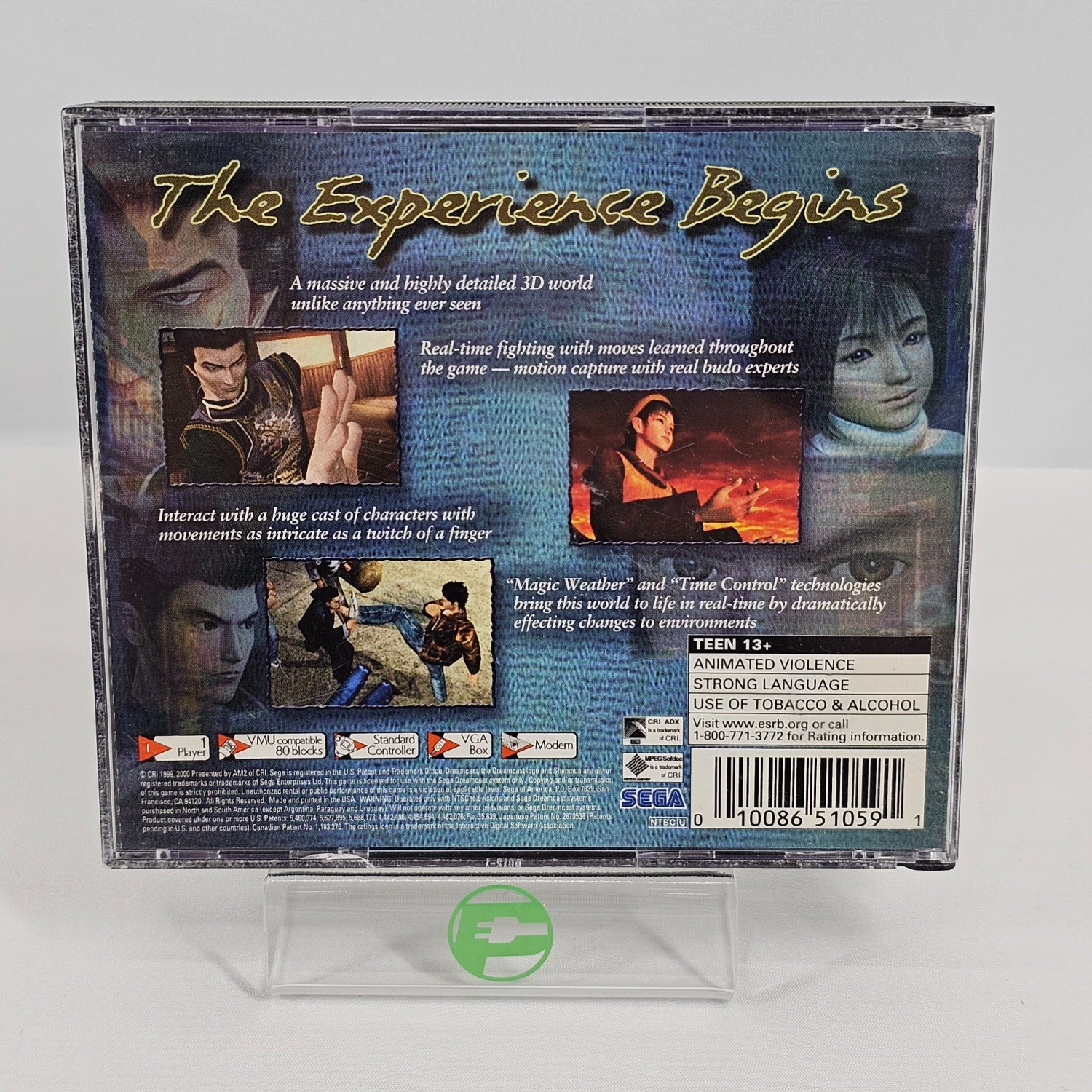 Shenmue (Sega Dreamcast, 2000) With Passport – PayMore Malvern