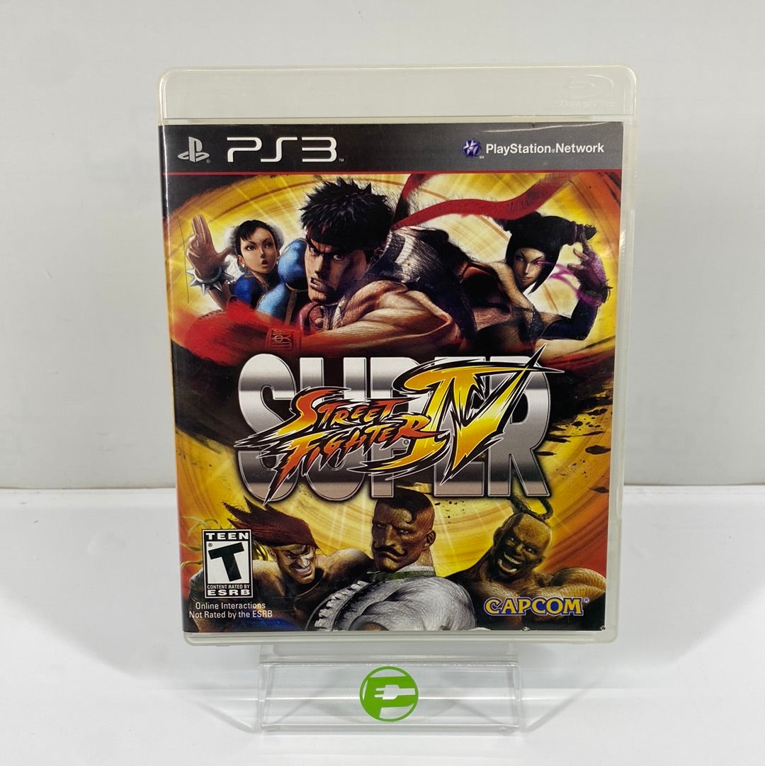 Super Street Fighter IV (Sony PlayStation 3 PS3) with Preorder Finger Puppets