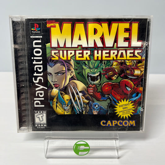 Marvel Super Heroes (Sony PlayStation 1 PS1, 1996)