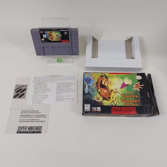 Timon & Pumbaa's Jungle Games (Nintendo SNES, 1997)