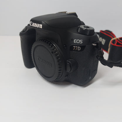 Canon EOS 77D 24.2MP Digital SLR DSLR Camera