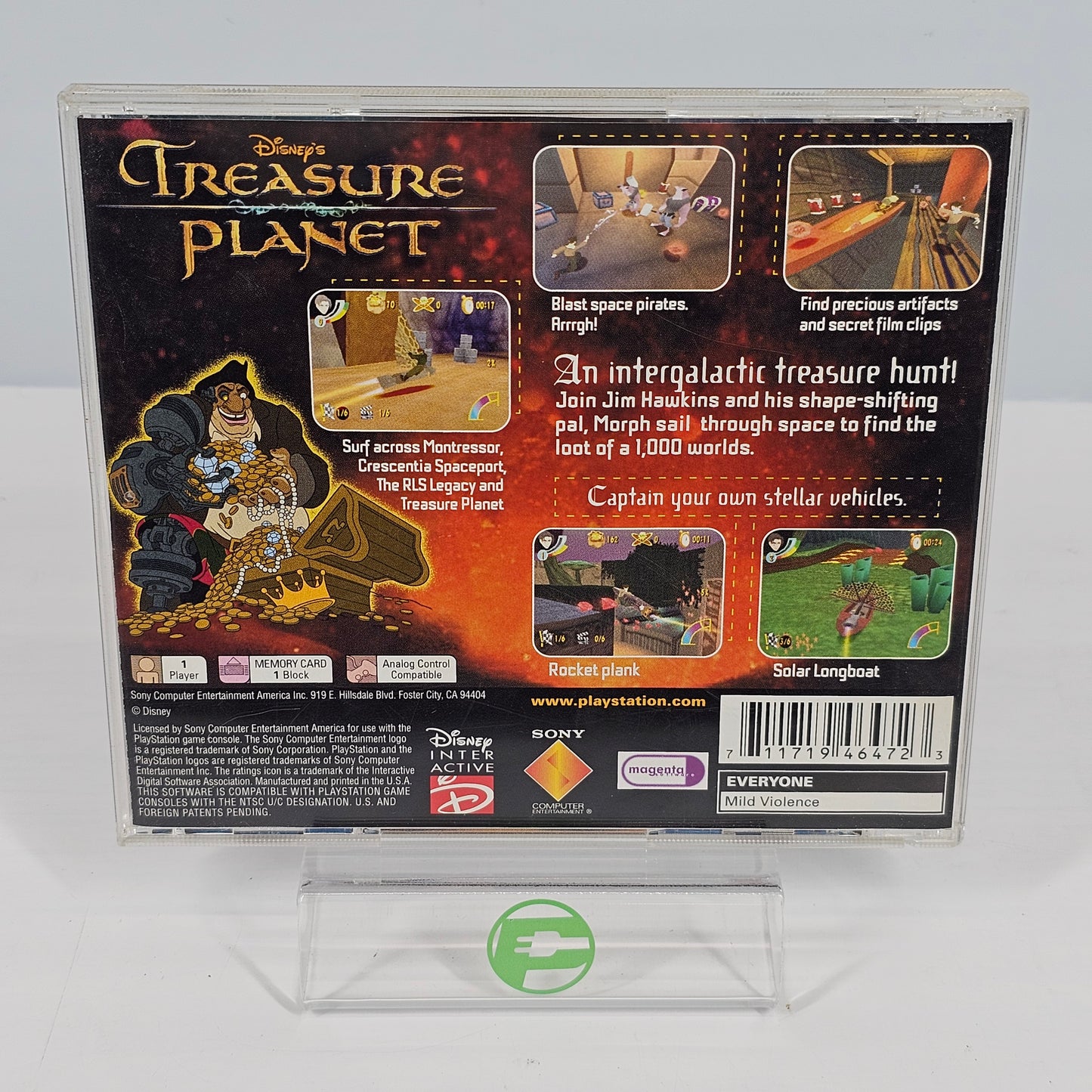 Treasure Planet (Sony PlayStation 1 PS1, 2002)