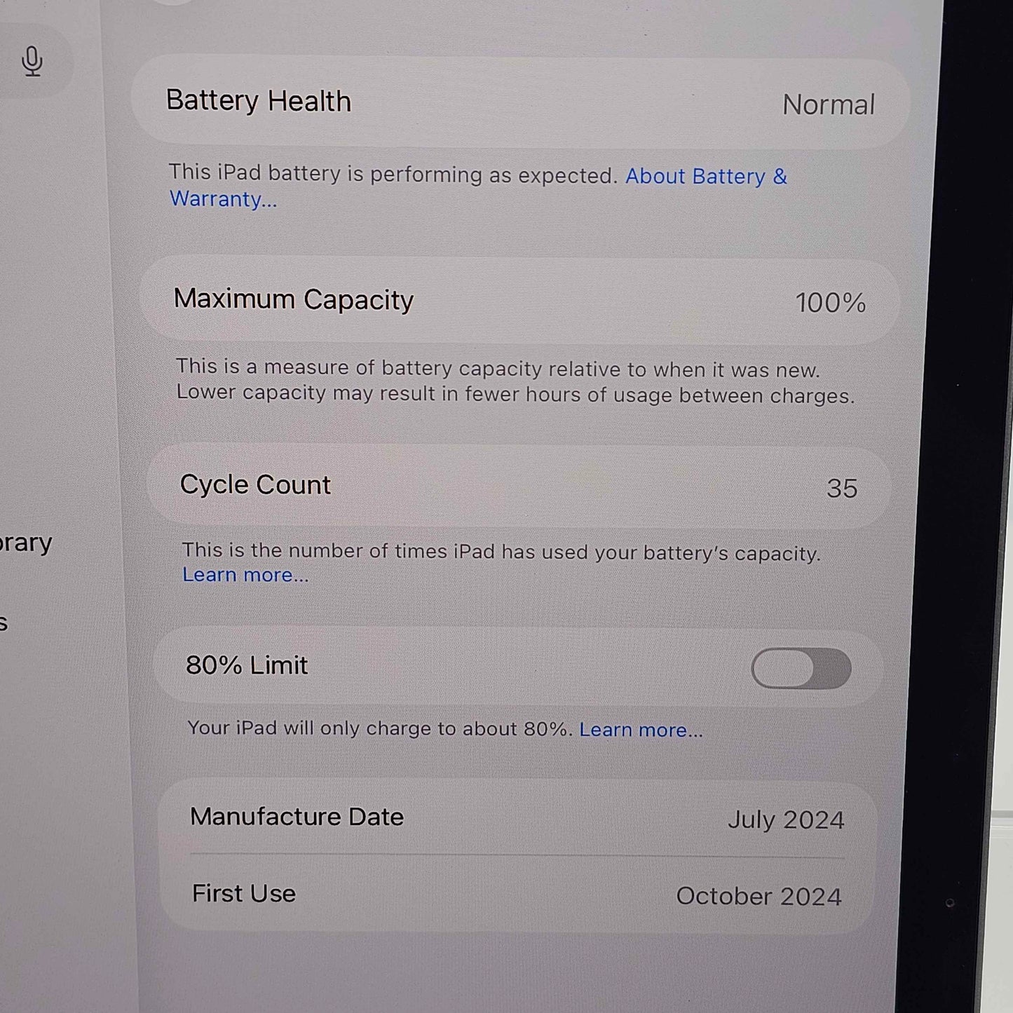 WiFi Only Apple iPad Air 11" M2 128GB Space Gray MUWC3LL/A