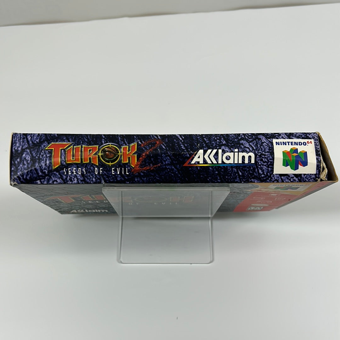 Turok 2: Seeds of Evil (Nintendo 64 N64, 1998) CIB