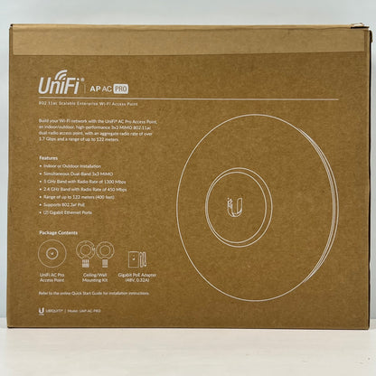 New Ubitquiti UniFi AP AC Pro Wireless Access Point UAP-AC-PRO-US Unclaimed