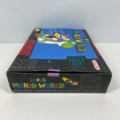 Super Mario World [First Print] (Super Nintendo SNES, 1991)