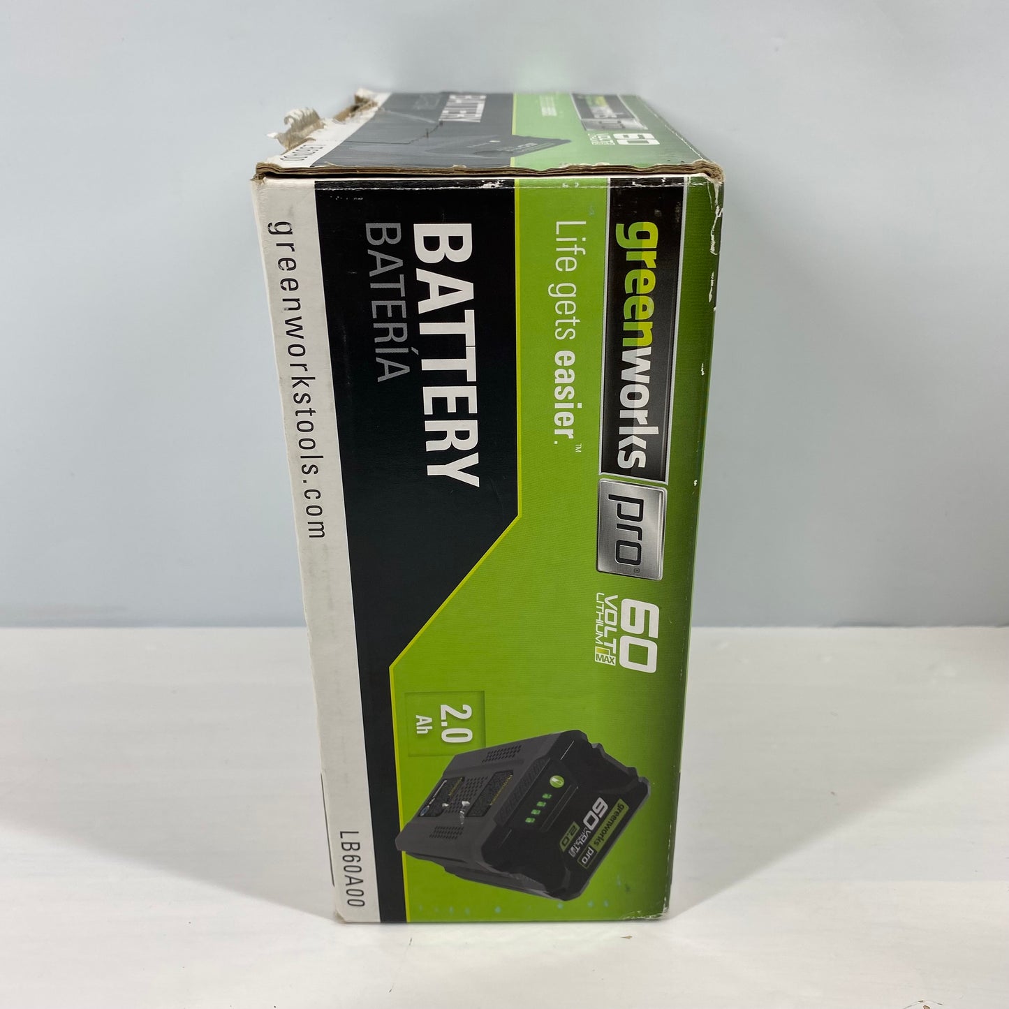 New Greenworks Pro LB60A00 60V MAX 2.0Ah Lithium-Ion Battery Pack