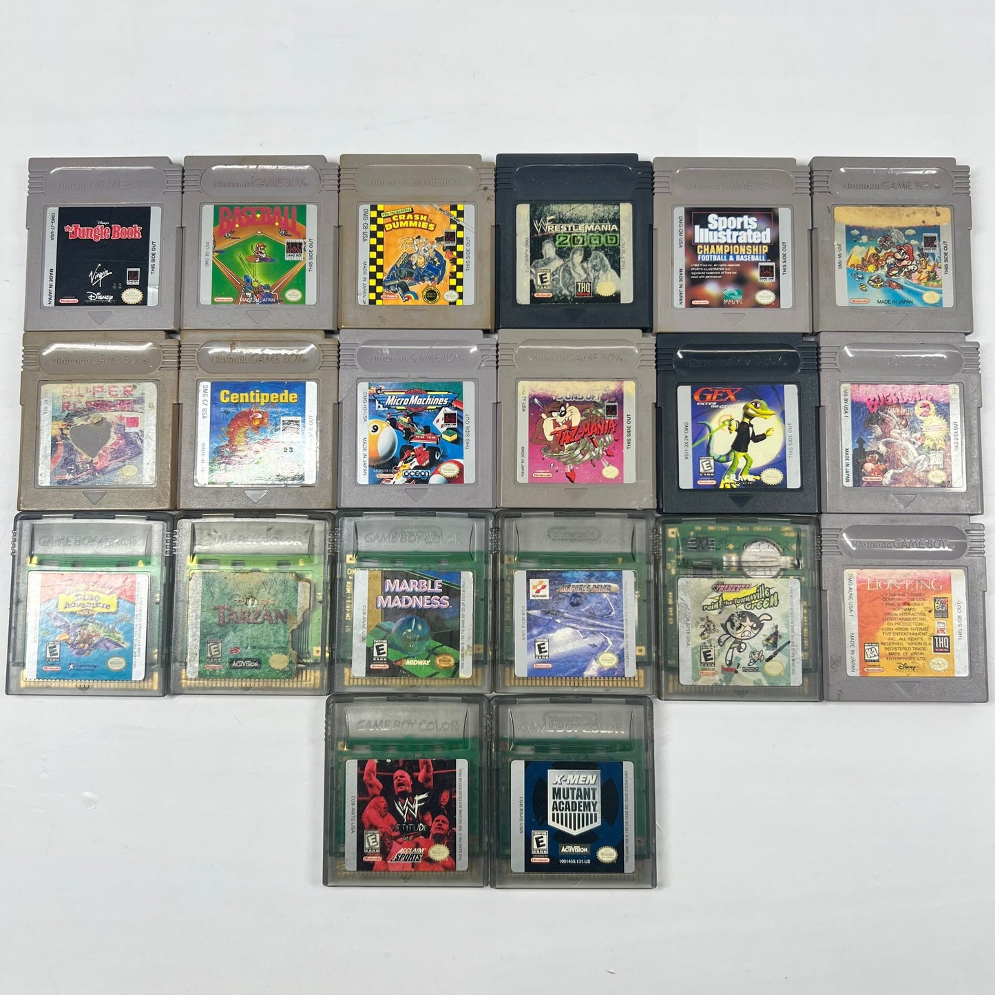 Lot of 80 Nintendo Handheld Games Crazy Taxi, Tony Hawk, Ben 10, Sims 2