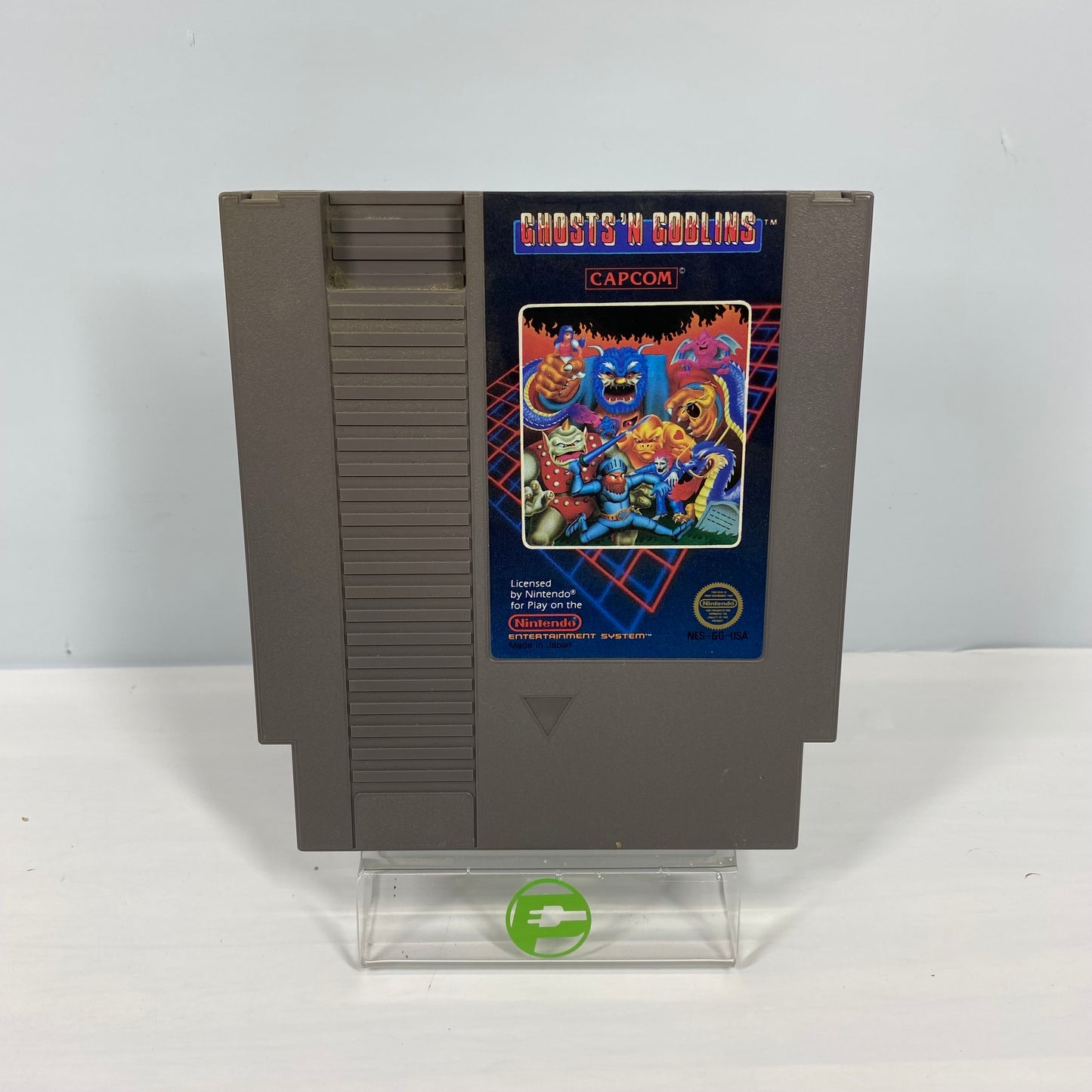 Ghosts 'n Goblins (Nintendo NES, 1986) Cartridge with Manual