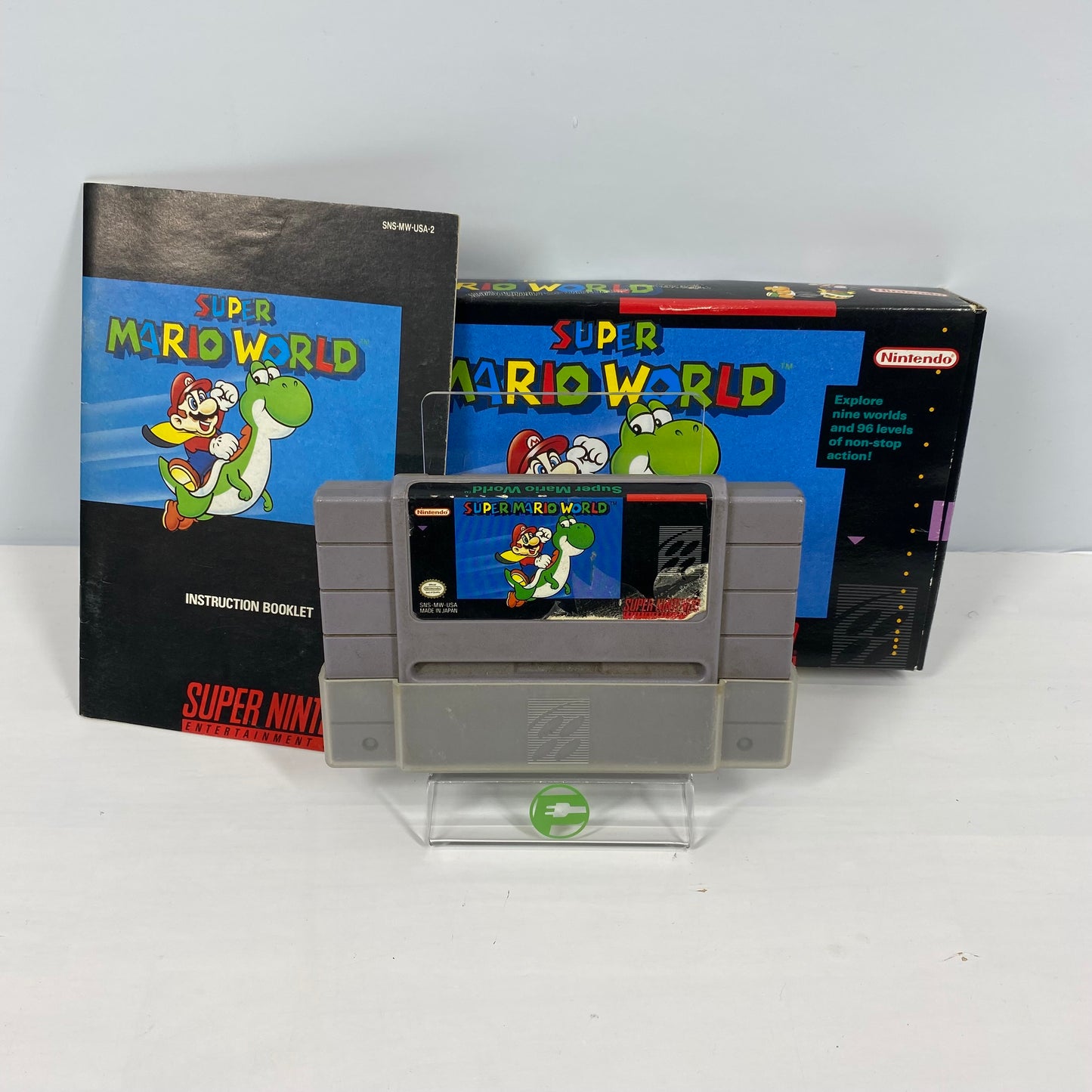 Super Mario World [First Print] (Super Nintendo SNES, 1991)