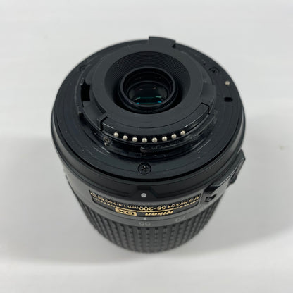 Nikon AF-S DX NIKKOR 55-200mm f/4-5.6 G ED with both Caps and Hood