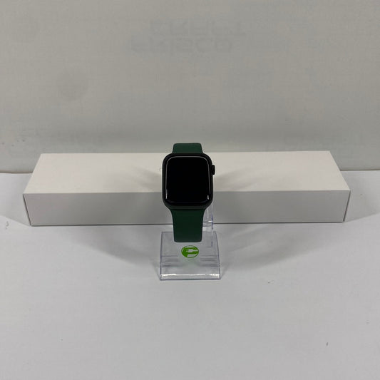 GPS Only Apple Watch Series 7 45MM Green Aluminum Green Sport Loop MKNQ3LL/A