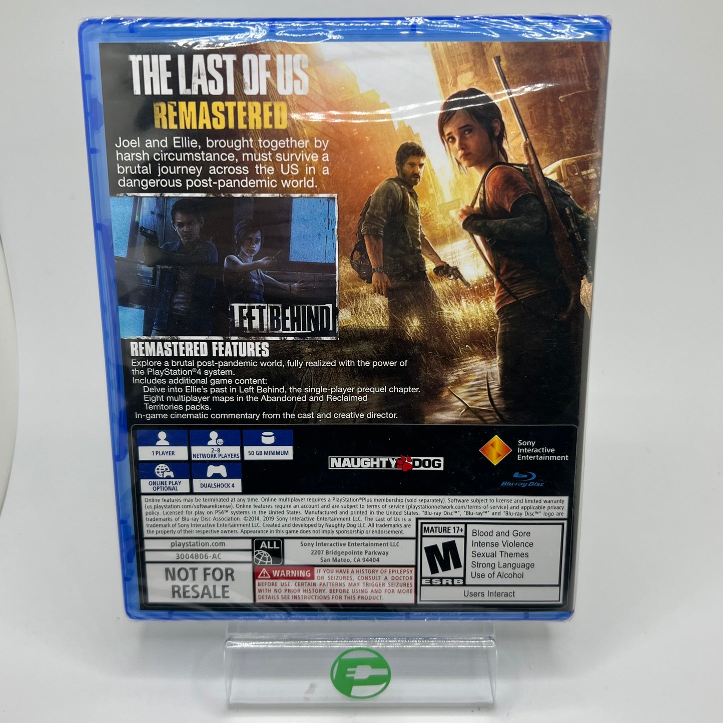 New The Last of Us Remastered (Sony PlayStation 4 PS4, 2014)