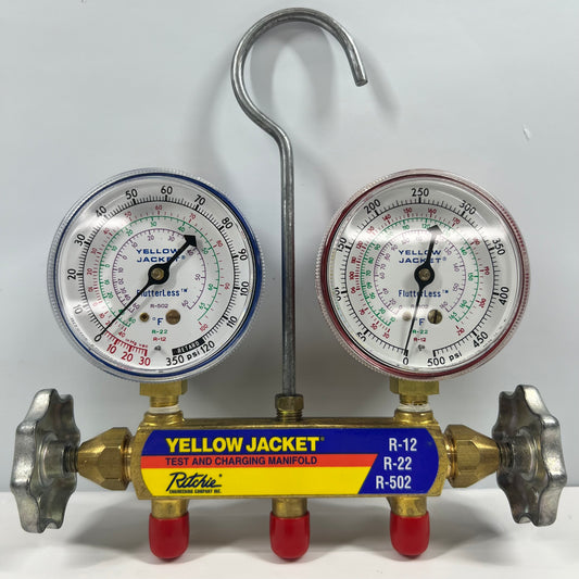 Yellow Jacket 41 Series Test and Charging Manifold R-12,R-22,R-502