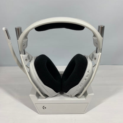 Logitech Astro Lightspeed Wireless Gaming Headset White A50 X with Base Station