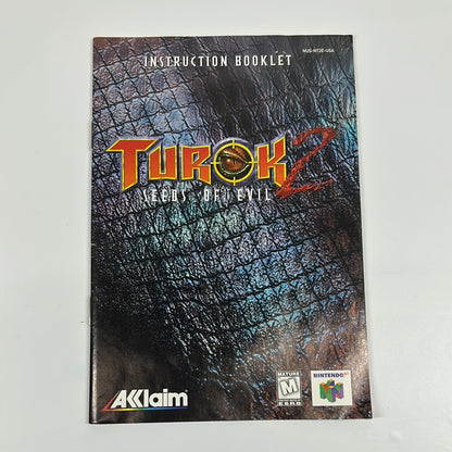 Turok 2: Seeds of Evil (Nintendo 64 N64, 1998) CIB