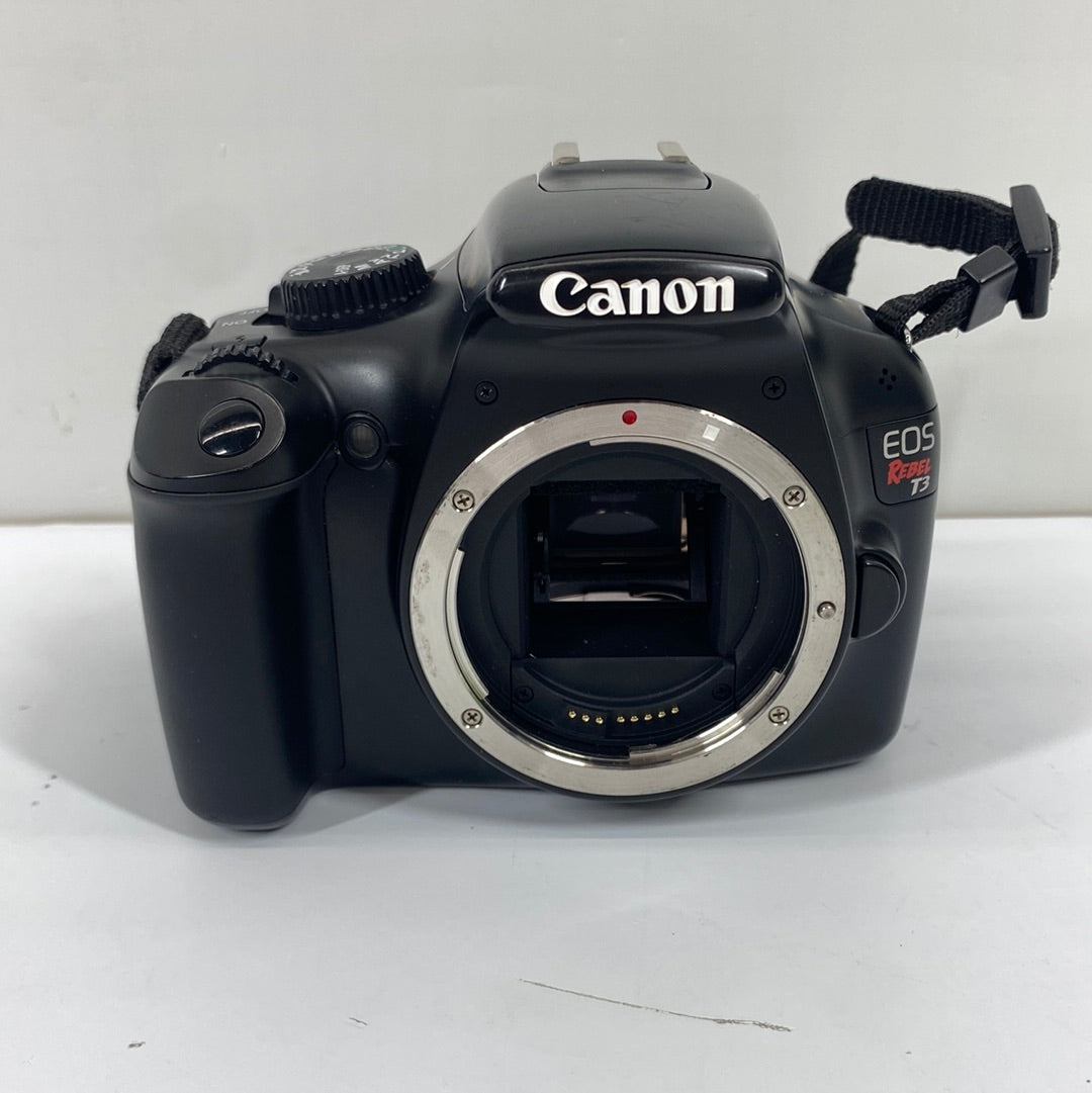 Canon EOS Rebel T3 12.2MP Digital SLR DSLR Camera Body Only