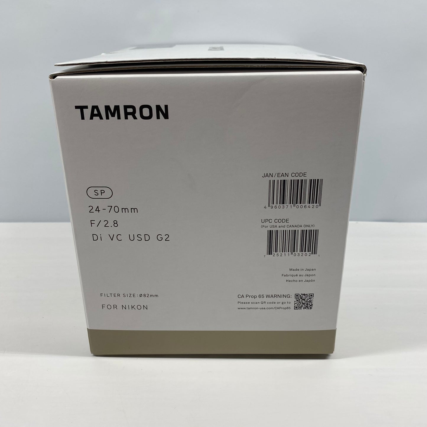 New Tamron Large Aperture Lens 24-70mm f/2.8 Di VC USD G2 For Nikon F Mount