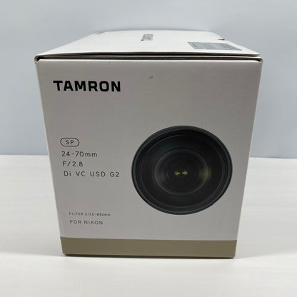 New Tamron Large Aperture Lens 24-70mm f/2.8 Di VC USD G2 For Nikon F Mount